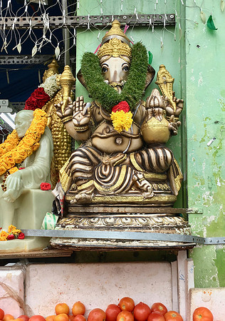 Ganesh murti in "Little India" Singapore
