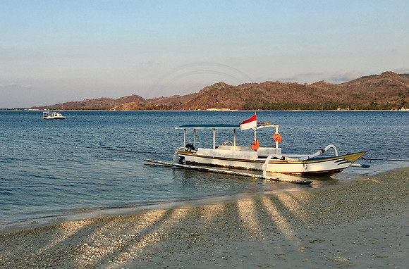 Beach at Gili Gede, Lombok island, Indonesia